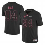 NCAA Men's Alabama Crimson Tide #94 DJ Dale Stitched College 2019 Nike Authentic Black Football Jersey IA17F80TA